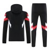Manchester United Hoodie Felpe da Allenamento 2024-25 Nera per Uomo